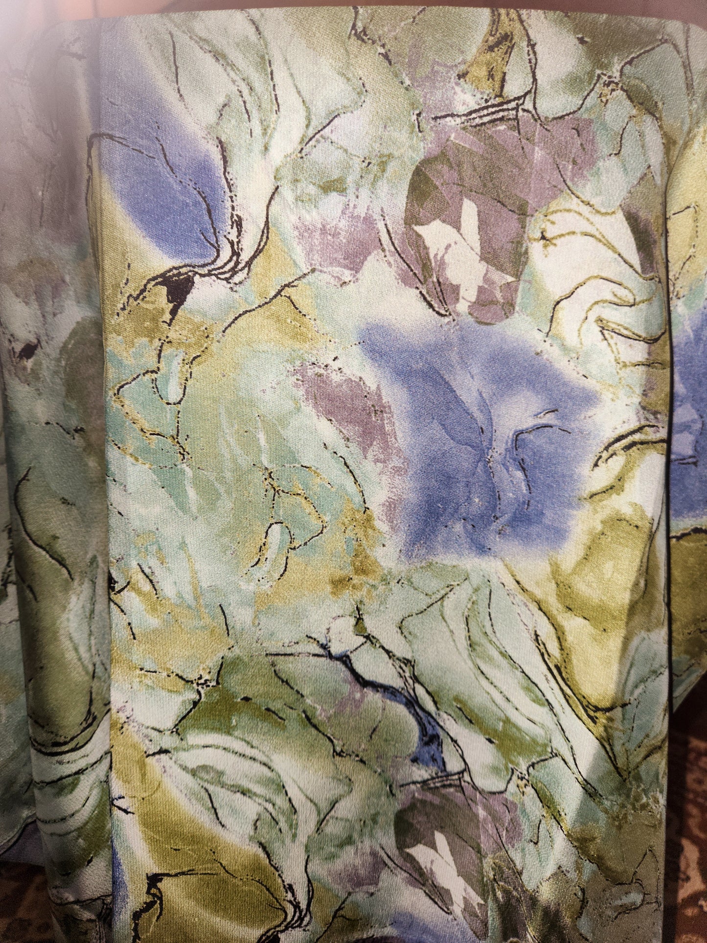 Print Long silk Hijabs