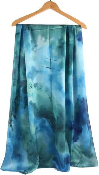 Print Long silk Hijabs